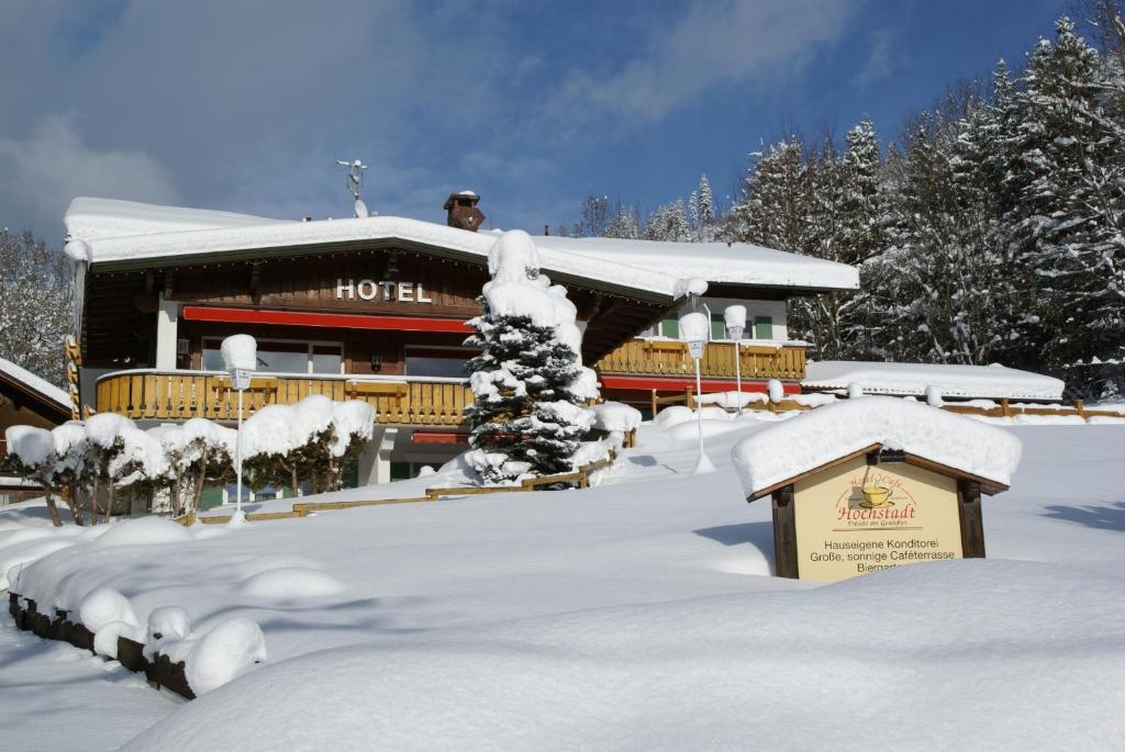 Hotel Cafe Hochstadt Bad Hindelang Exterior foto